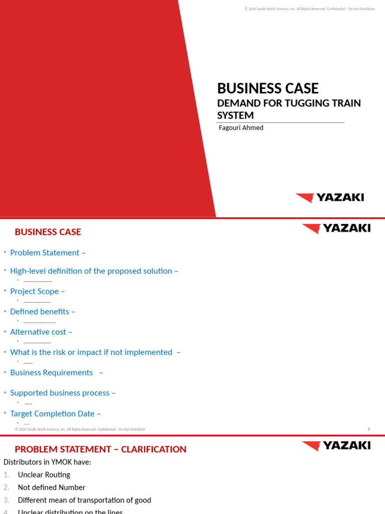 Business Case Template For Demand | PDF