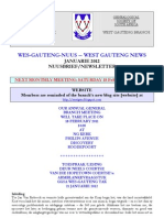 Wes-Gauteng-nuusbrief 2012-01
