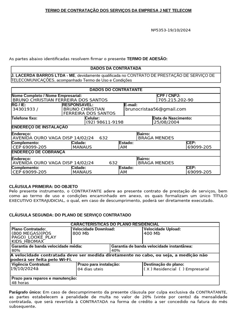 Documento Assinado | PDF | Rede de computadores | P2P (ponto a ponto)