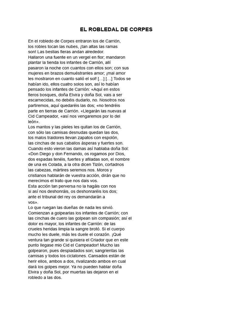 Análisis del Robledal de Corpes | PDF