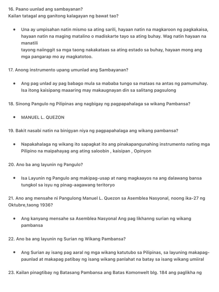 16. Paano Uunlad Ang Sambayanan | PDF