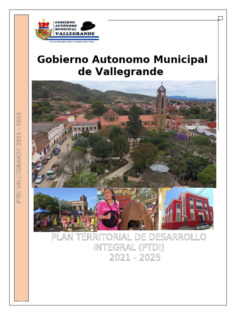 Plan de Desarrollo Integral Vallegrande 2021-2025 | PDF | Bolivia