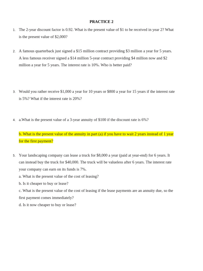 Practice 2 | PDF