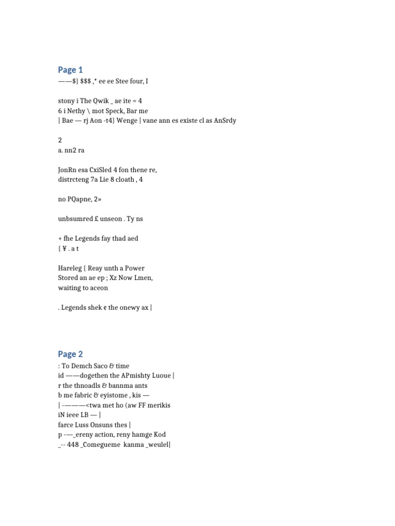 Mysterious Legends and Power Unleashed | PDF