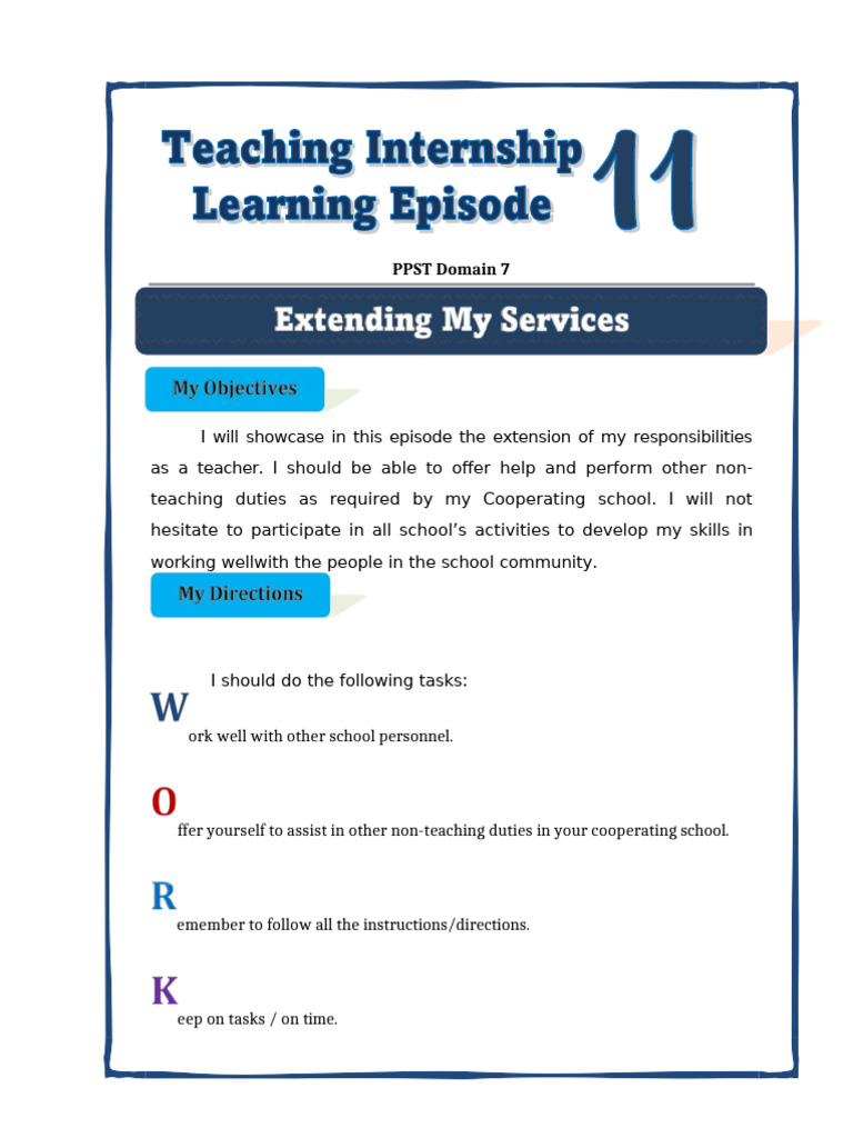 EPISODE-11 Extending My Services | PDF