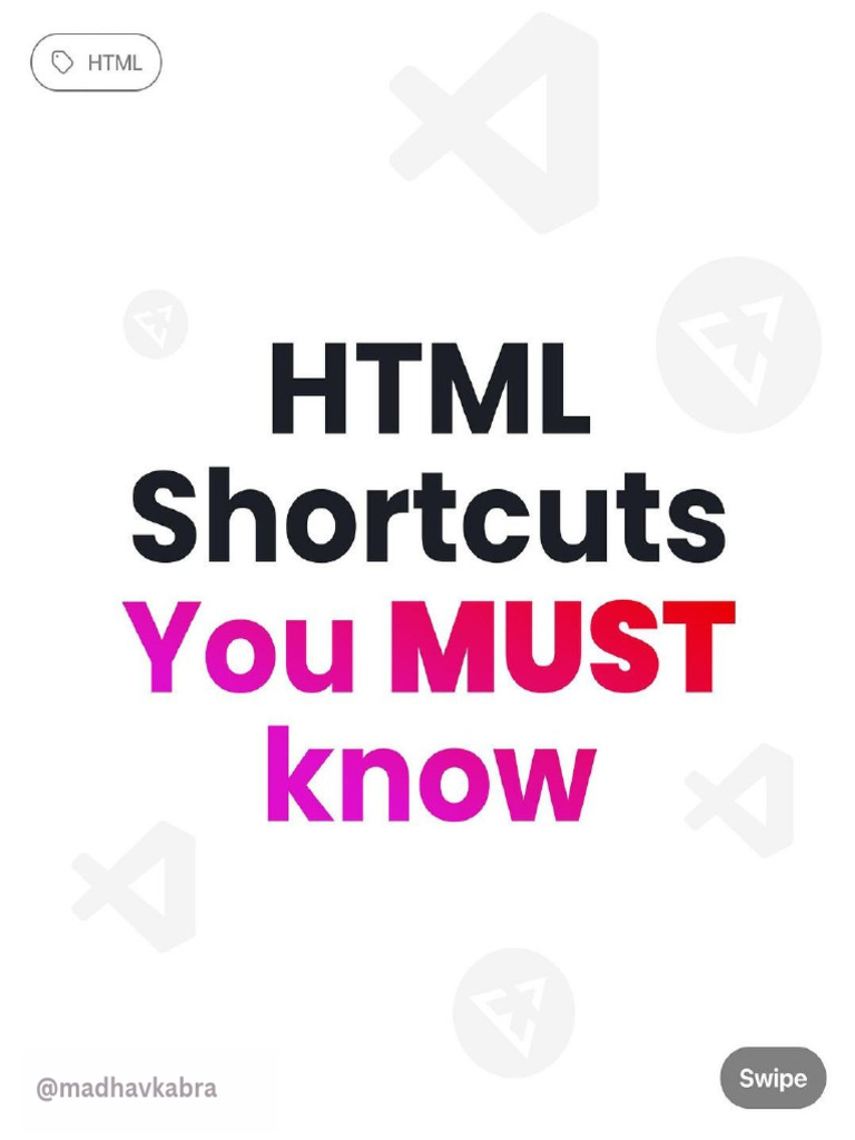 Html tags pdf