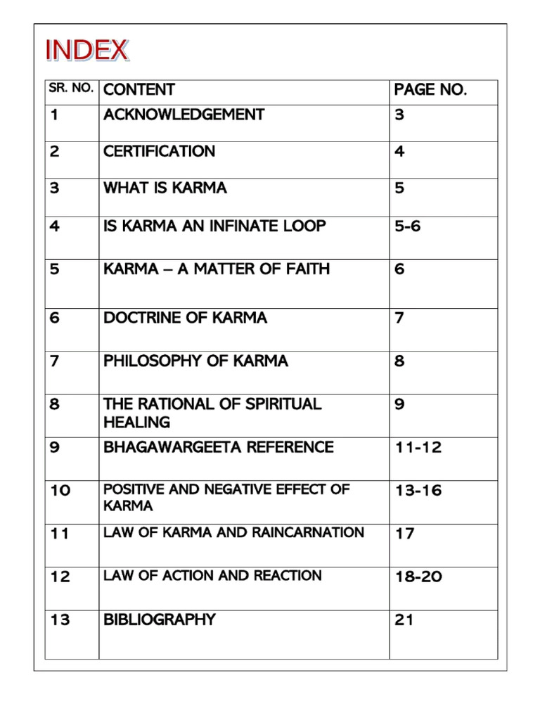 Karma PDF 1 | PDF