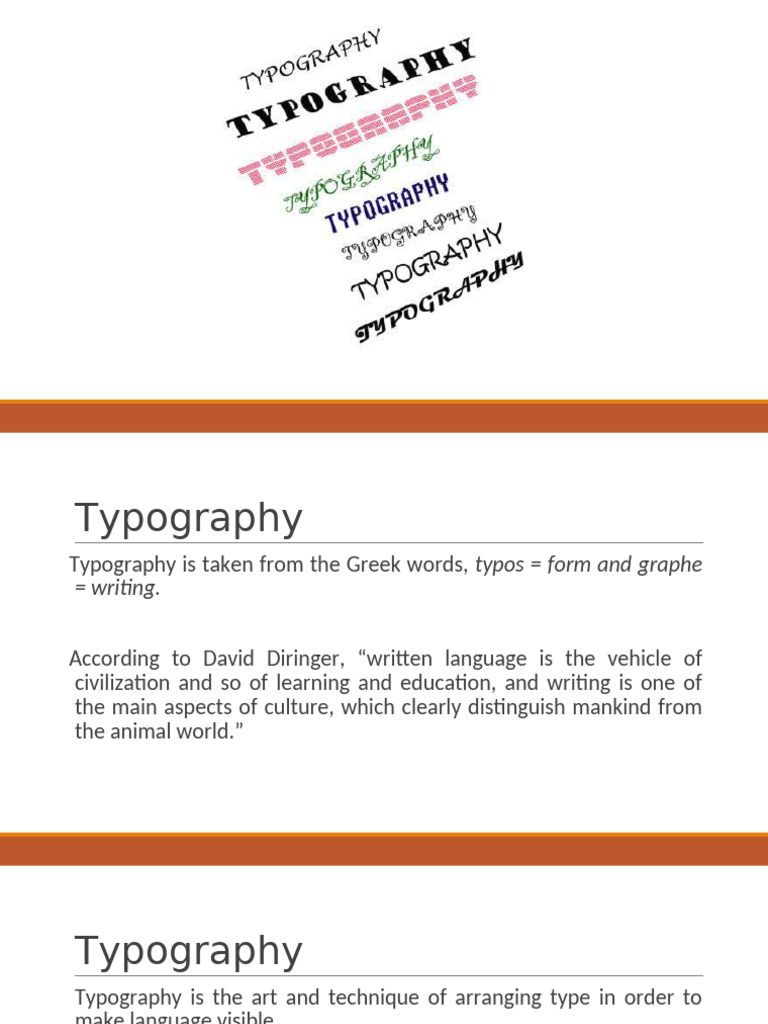 Unit 1 - L3 Typography Physical Form, Letter Form, Aesthetics and ...