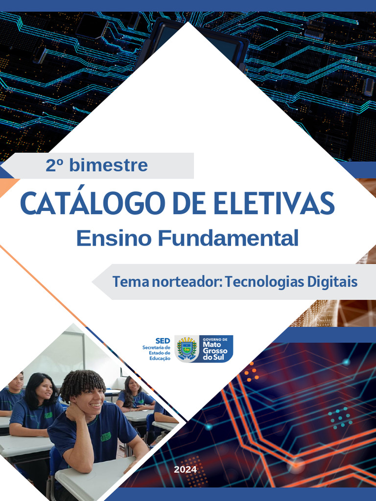Catálogo de Eletivas: Tecnologias Digitais | PDF | Lição | Pedagogia