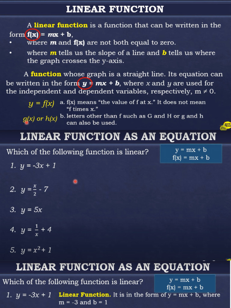 Illustrating and Graphing Linear Function | PDF