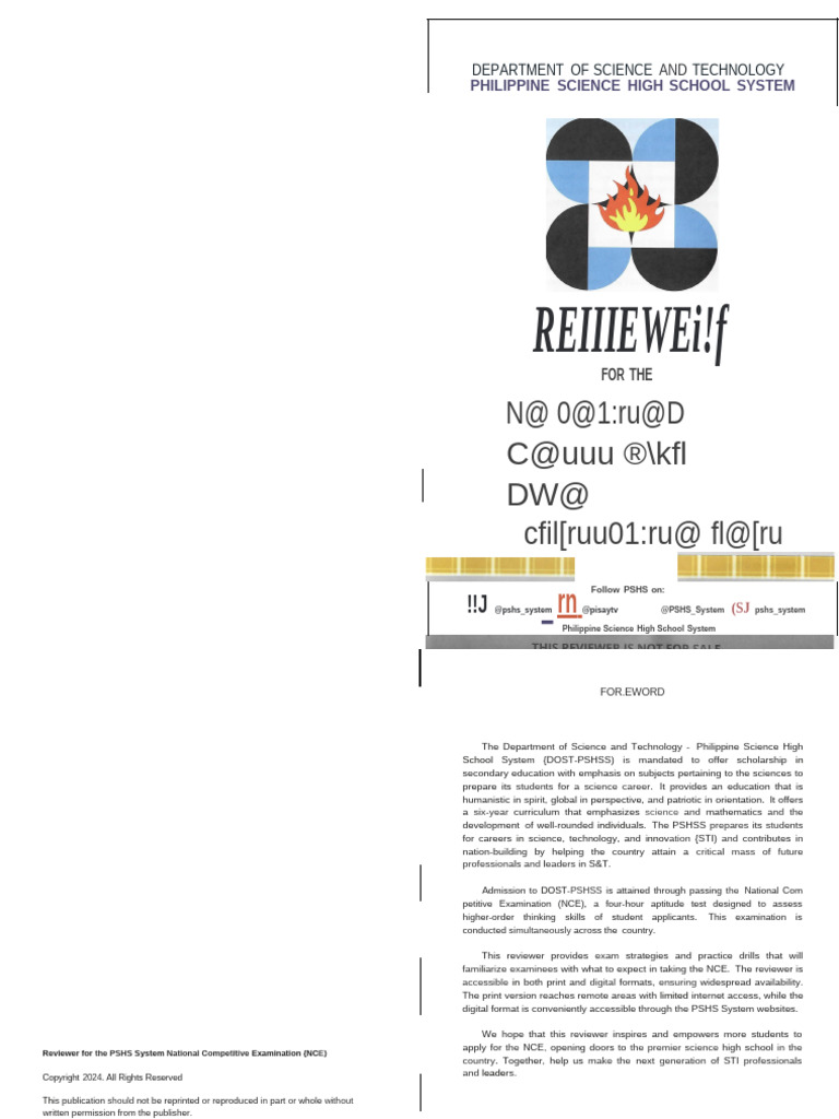 NCE Reviewer | PDF | Speed | Volume