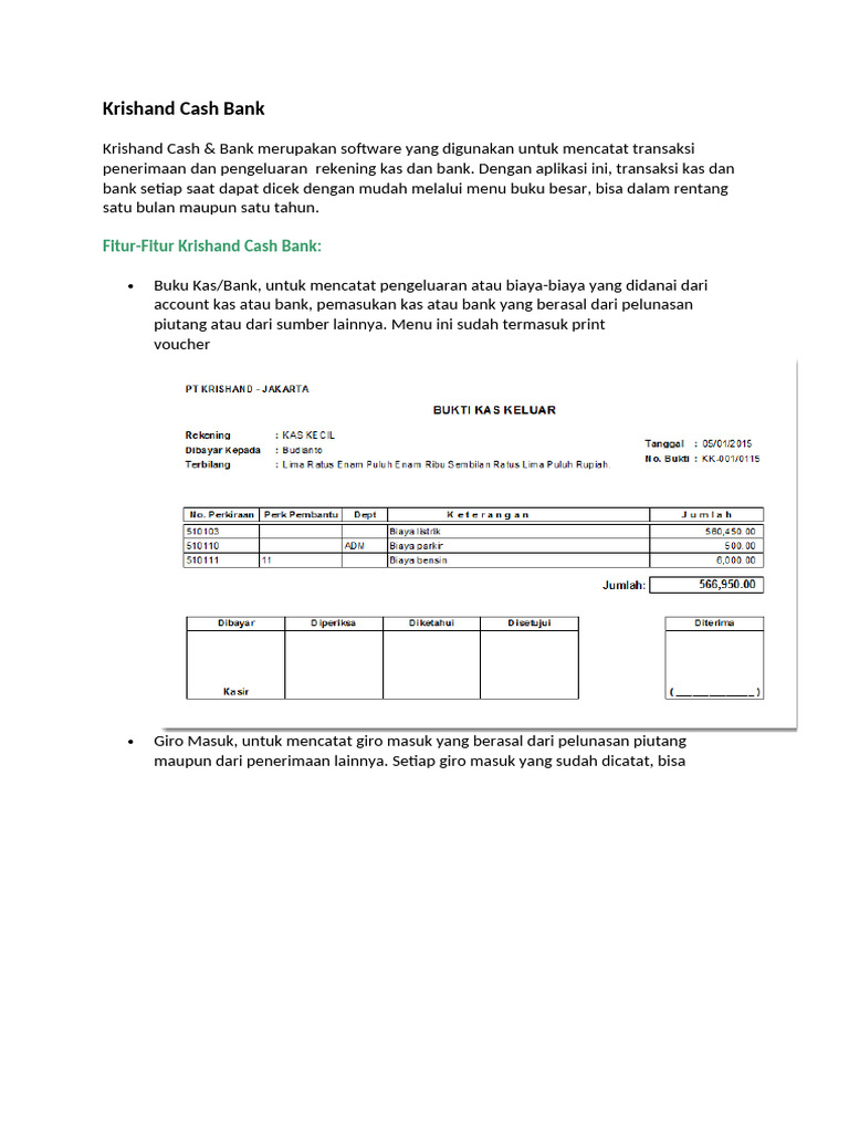 Ayat Silang dalam Akuntansi Kas Bank | PDF