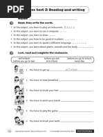 Super Minds 3 Progress Test | PDF