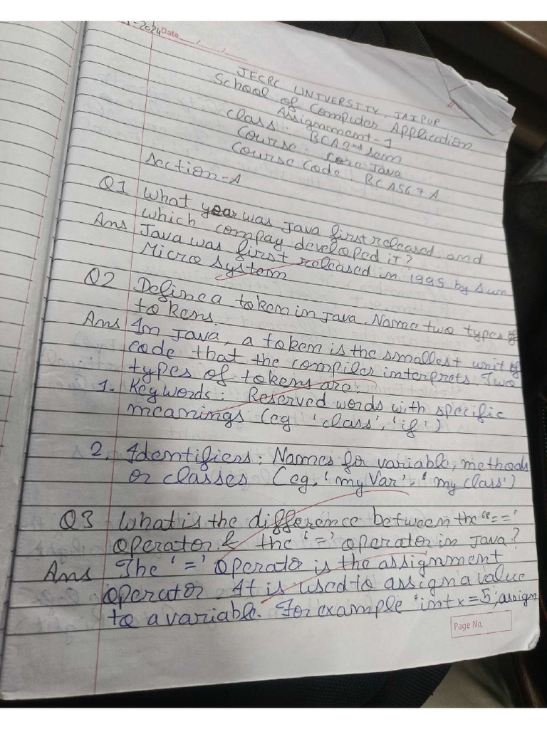 Core Java Assignment 1 - Compressed | PDF