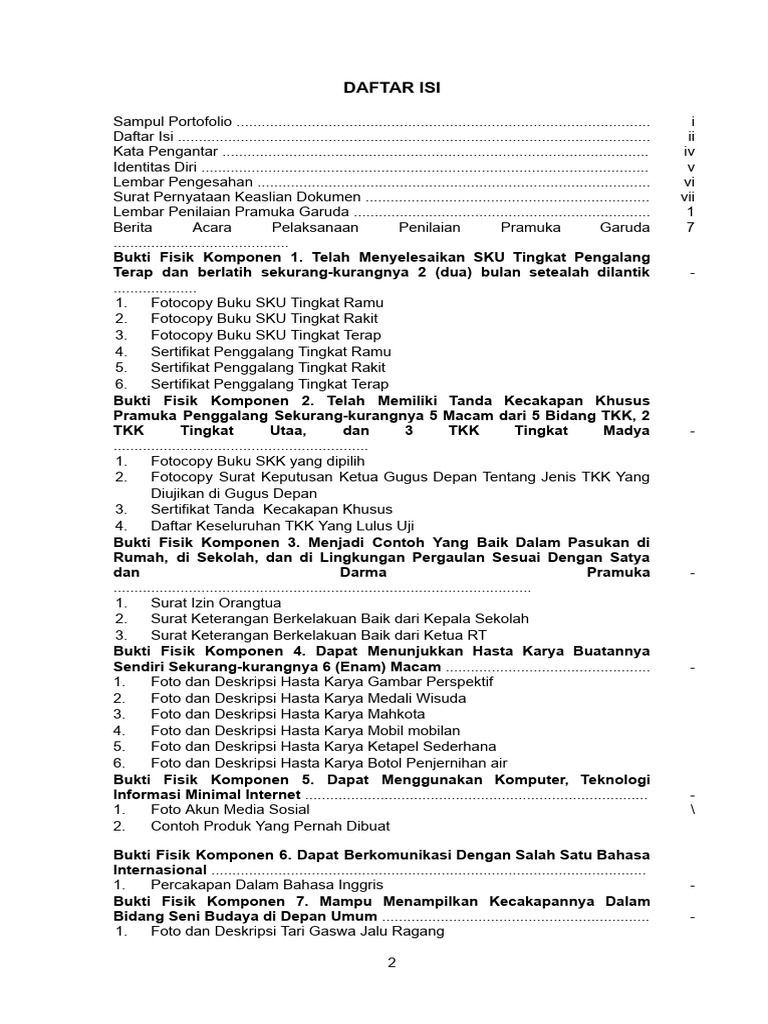 Daftar Isi | PDF