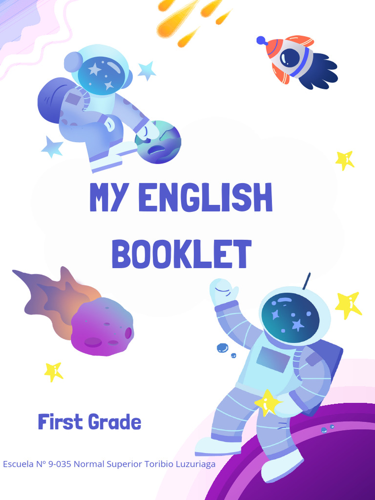 First Grade English Learning Booklet | PDF
