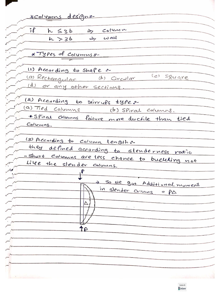 Columns Design | PDF