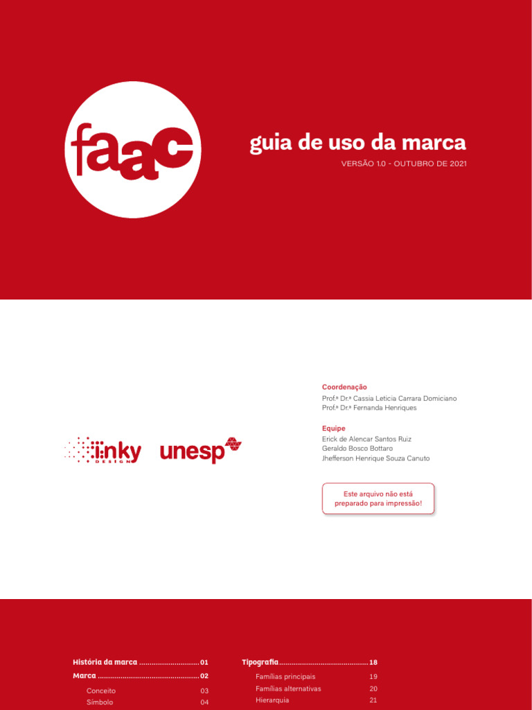 Guia de Identidade Visual da Faac | PDF | Marca | Cor