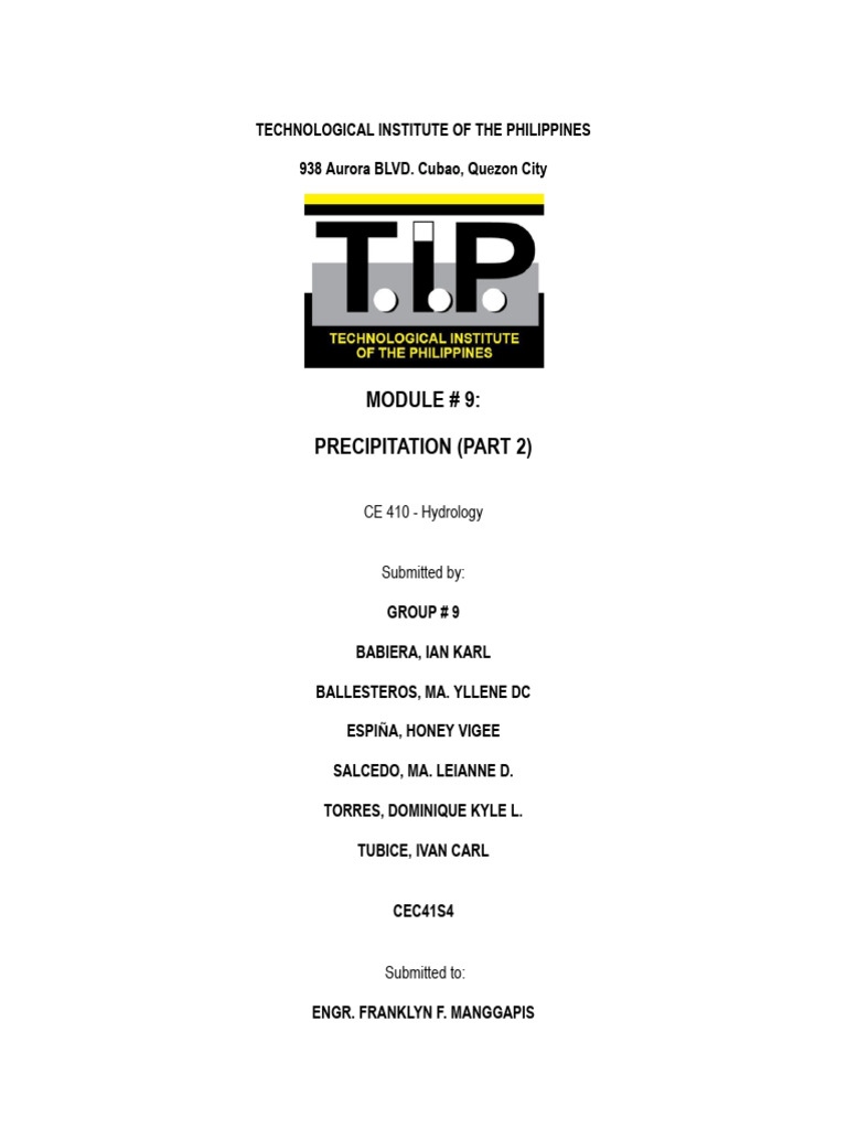 Module+9+-+Precipitation+%28Part+2%29 | PDF | Cyclone | Tropical Cyclones