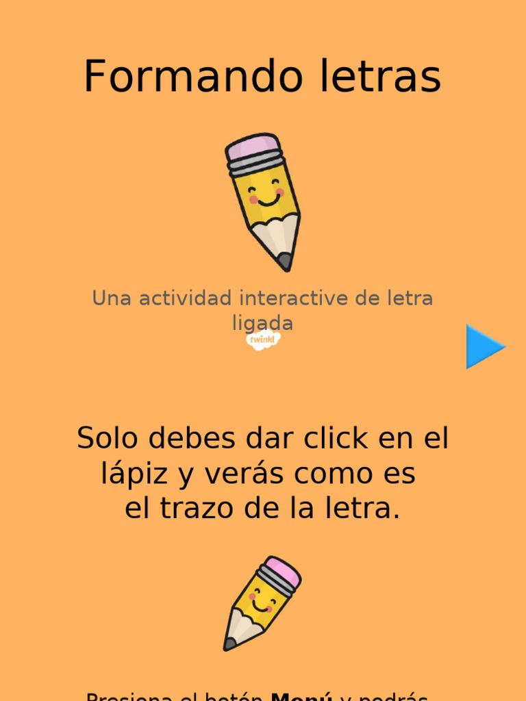 Actividad Interactiva: Formando Letras | PDF