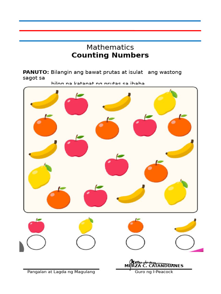 Counting Object - 6 | PDF