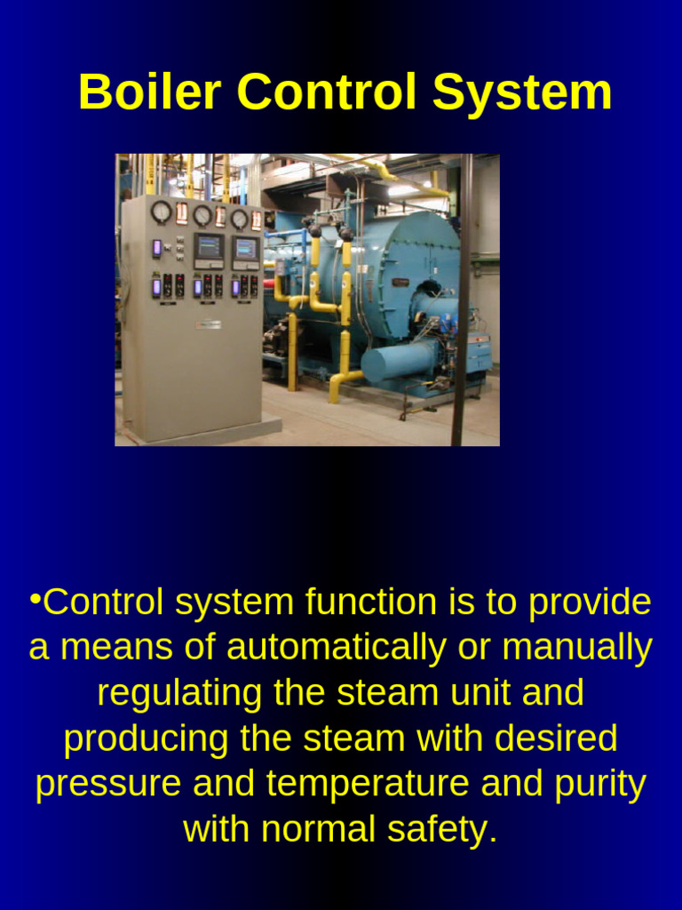 Boiler Control System Overview | PDF | Boiler | Steam