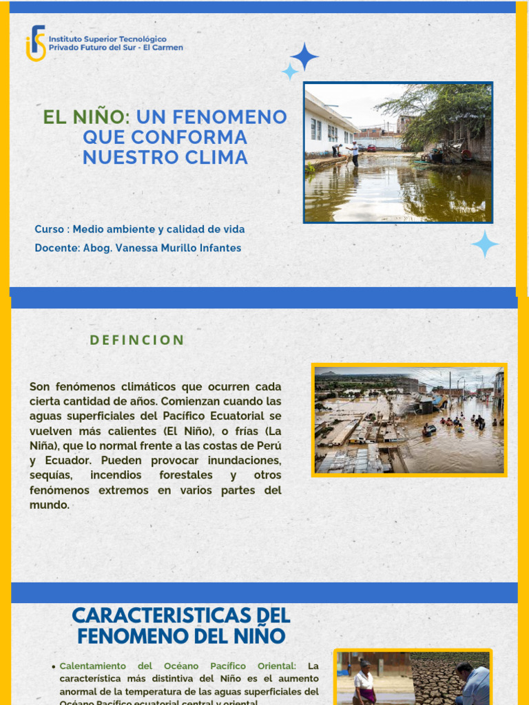 Impacto del Fenómeno El Niño | PDF | Clima | Sequía