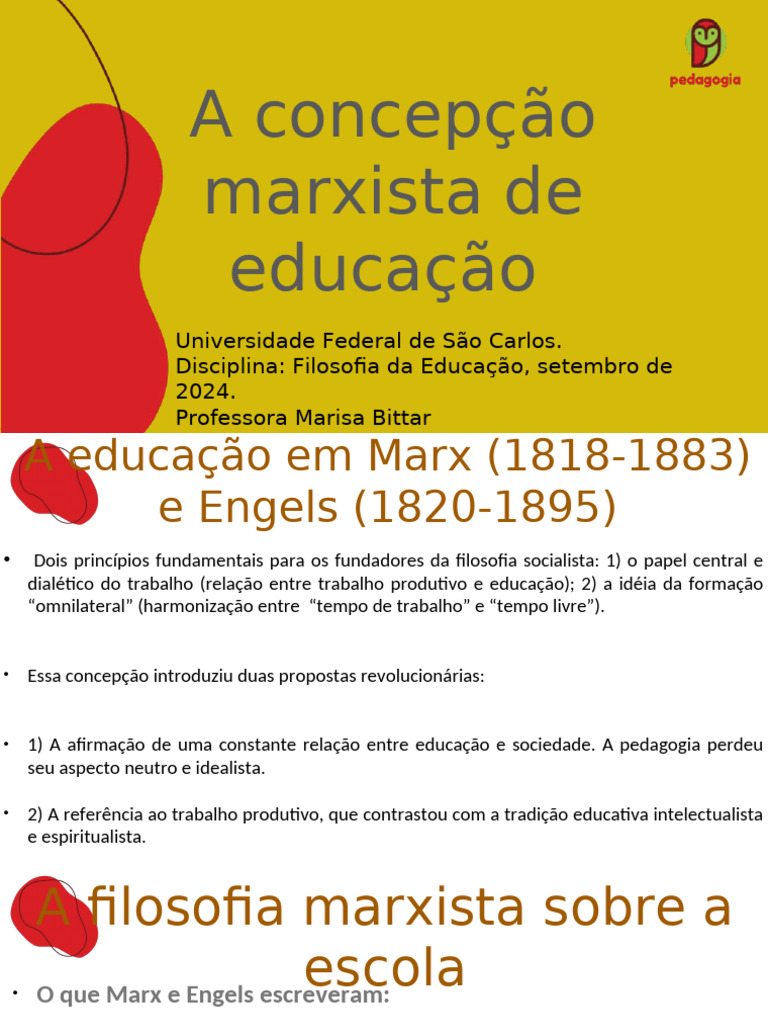 A Concepção Marxista de Educação Na Revolução de 1917 | PDF