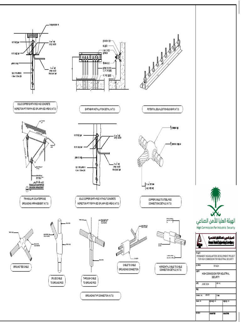 Grounding Connection Details for Security | PDF | Wire | Materials