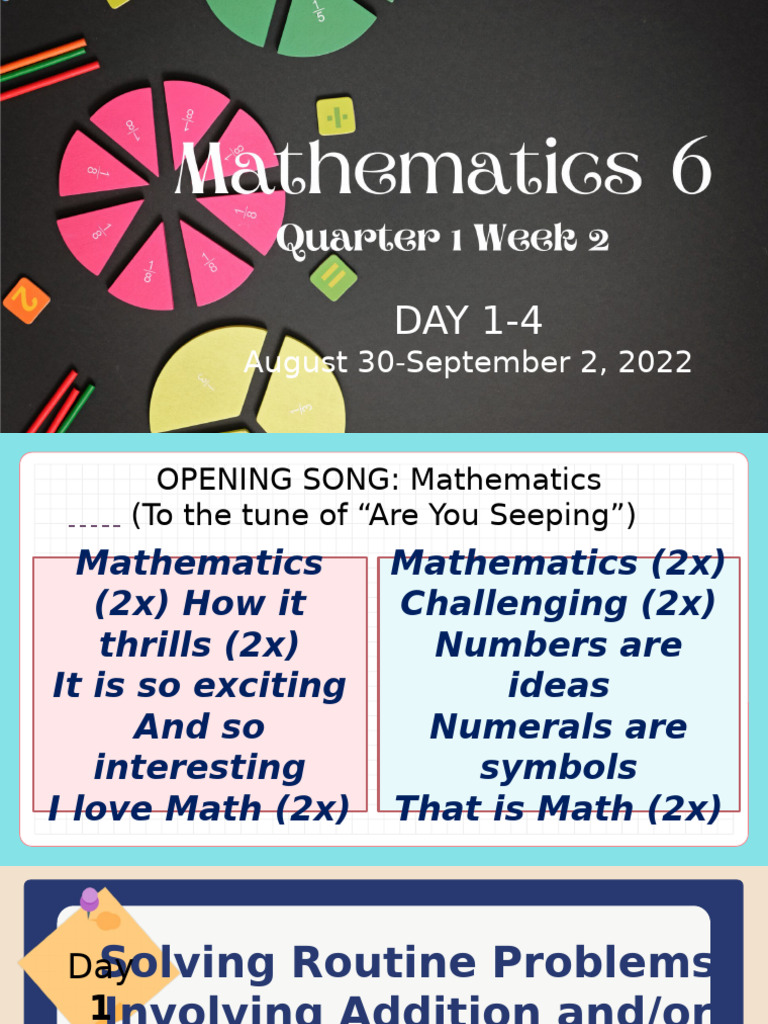 MATH 6-Q1-WEEK 2 - Shared to DTC by Ma'Am Helen D. Canono | PDF ...