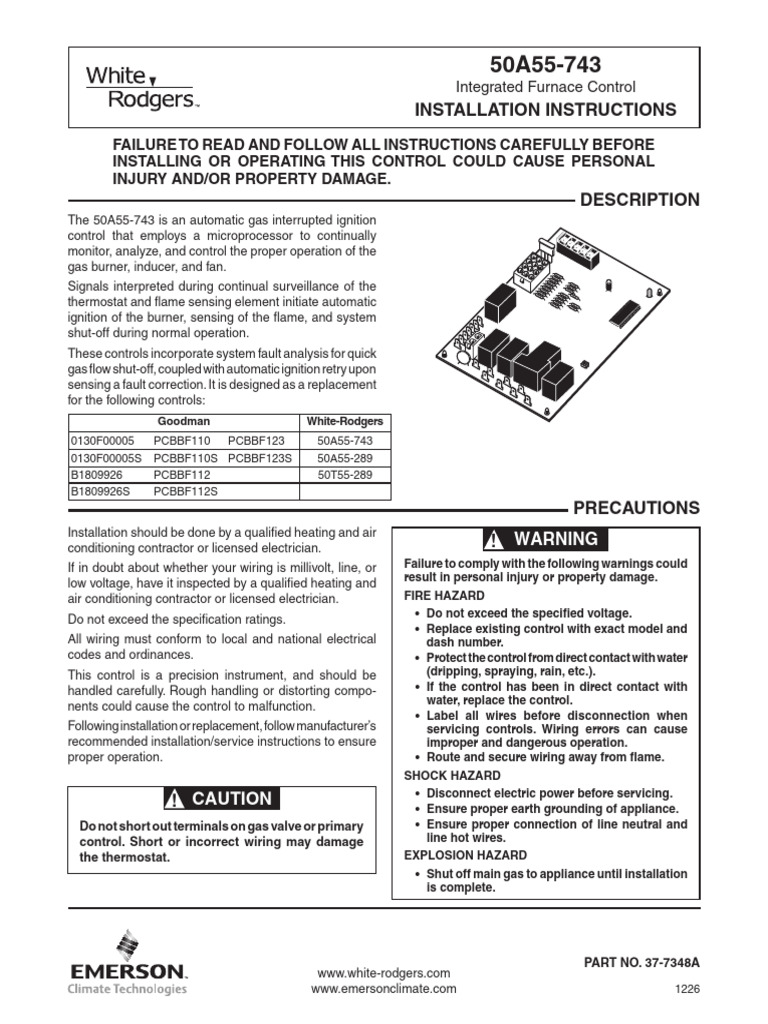 50A55-743 Control Wiring Guide | PDF | Electrical Wiring | Fuse ...