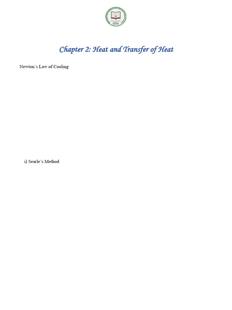 Heat and Transfer of Heat Chapter-2 | PDF | Gases | Thermal Conduction