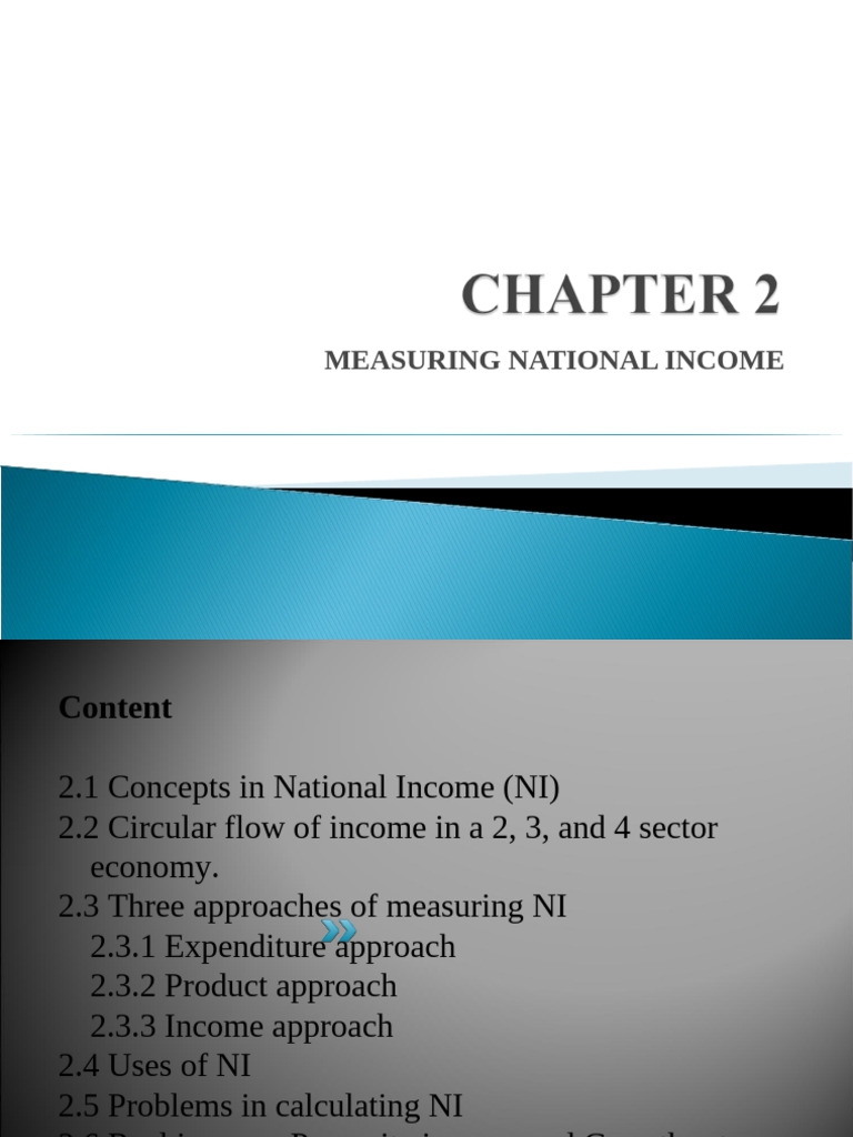 Chapter 2 New | PDF | Measures Of National Income And Output | Taxes