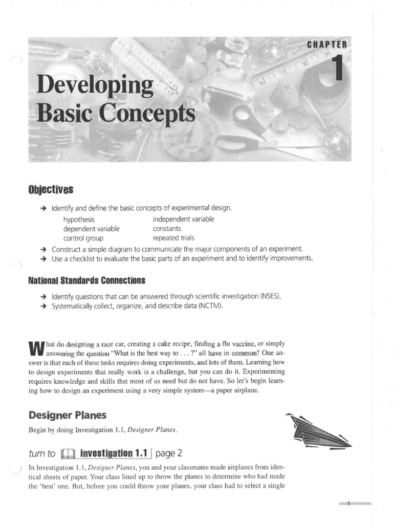 1 Developing Basic Concepts | PDF