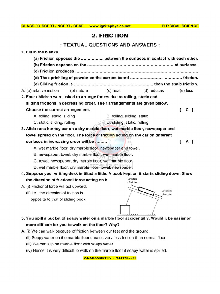 Friction | PDF