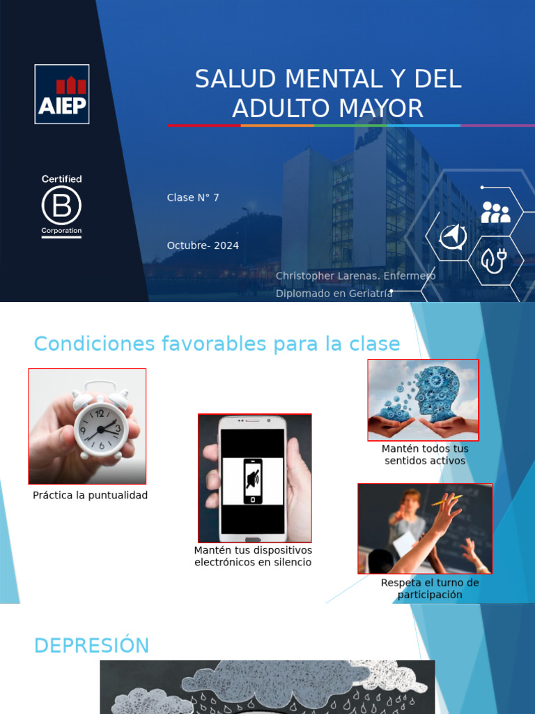 Depresión en Adultos Mayores | PDF | Trastorno depresivo mayor ...