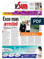 TheSun 2008-11-13 Page01 Exco Man Arrested