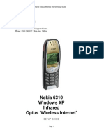 Nokia 6310 Windows XP Infrared Optus 'Wireless Internet'