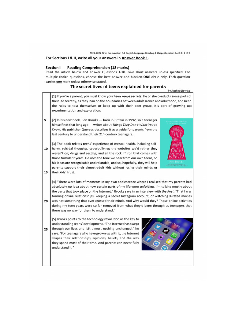 S2 Final Examination 1 | PDF