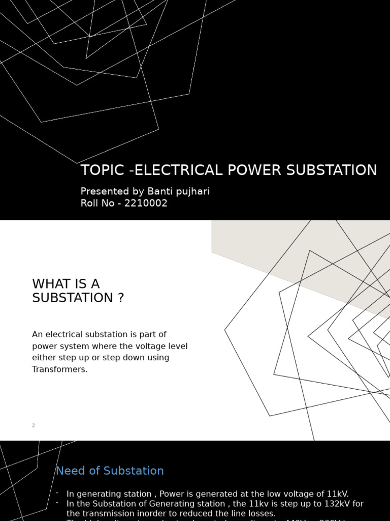 Electrical Power Substation | PDF | Electrical Substation | Electric ...