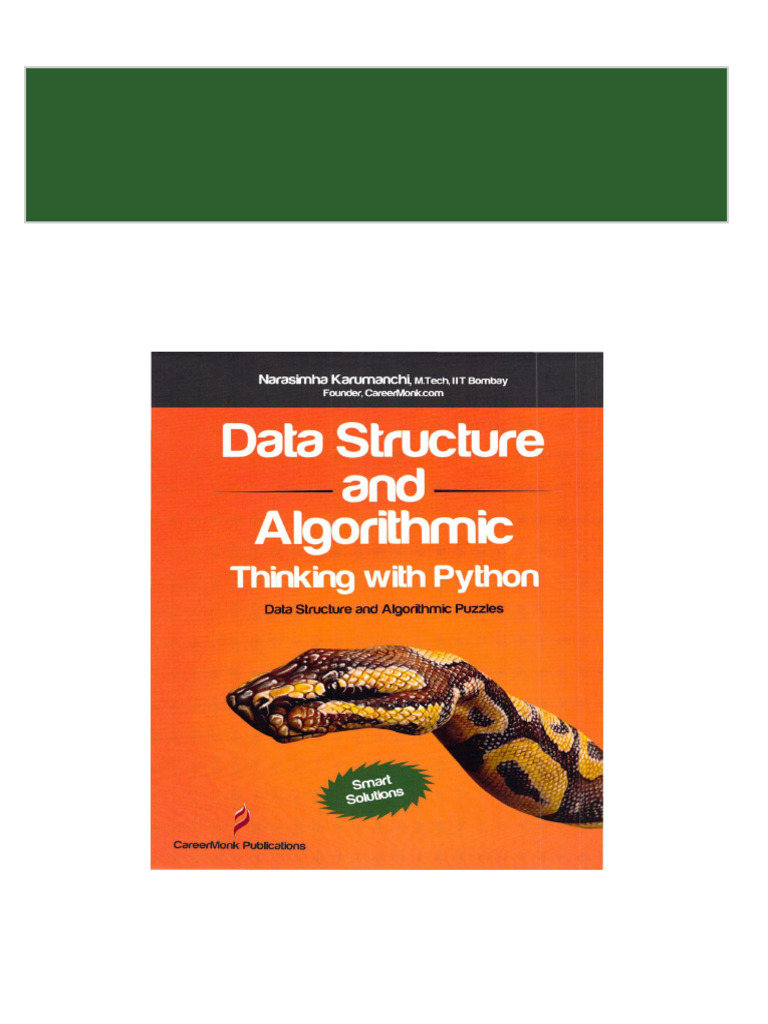 CareerMonk Publications Data Structure and Algorithmic Thinking with ...