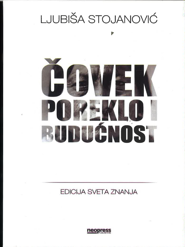 01 Čovek Poreklo I Budućnost | PDF