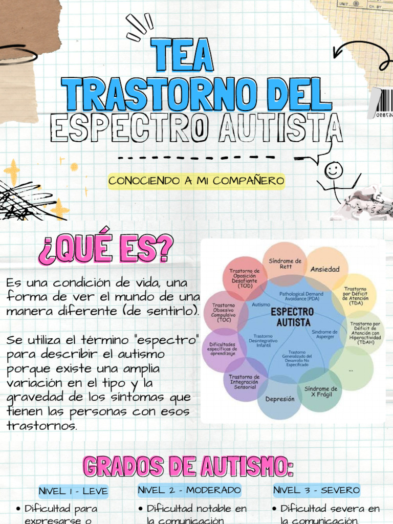 Comprendiendo el Trastorno del Espectro Autista | PDF | Espectro ...