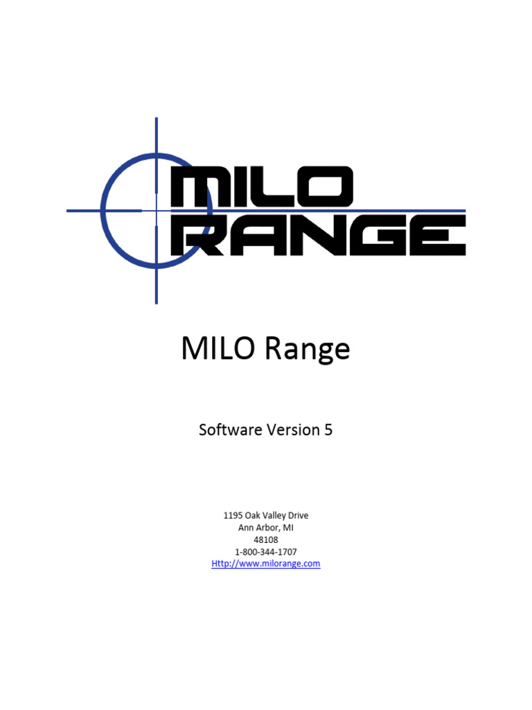MILO Range v5 Software User Manual V2 | PDF | Camera | Icon (Computing)