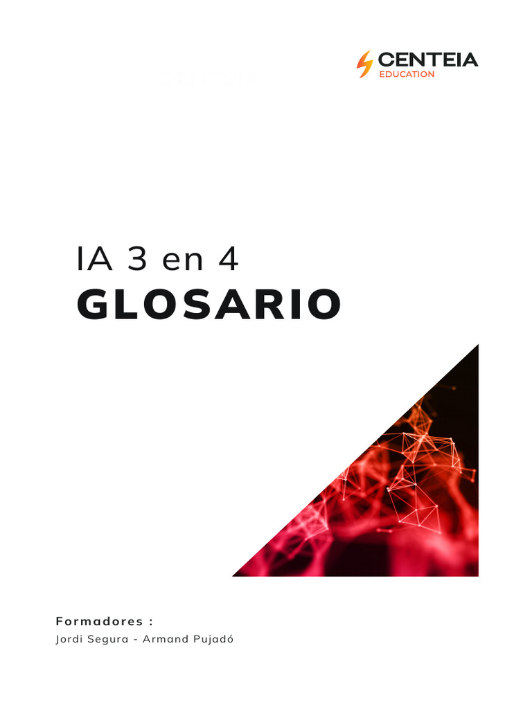 Glosario de Términos de IA | PDF | Inteligencia artificial ...