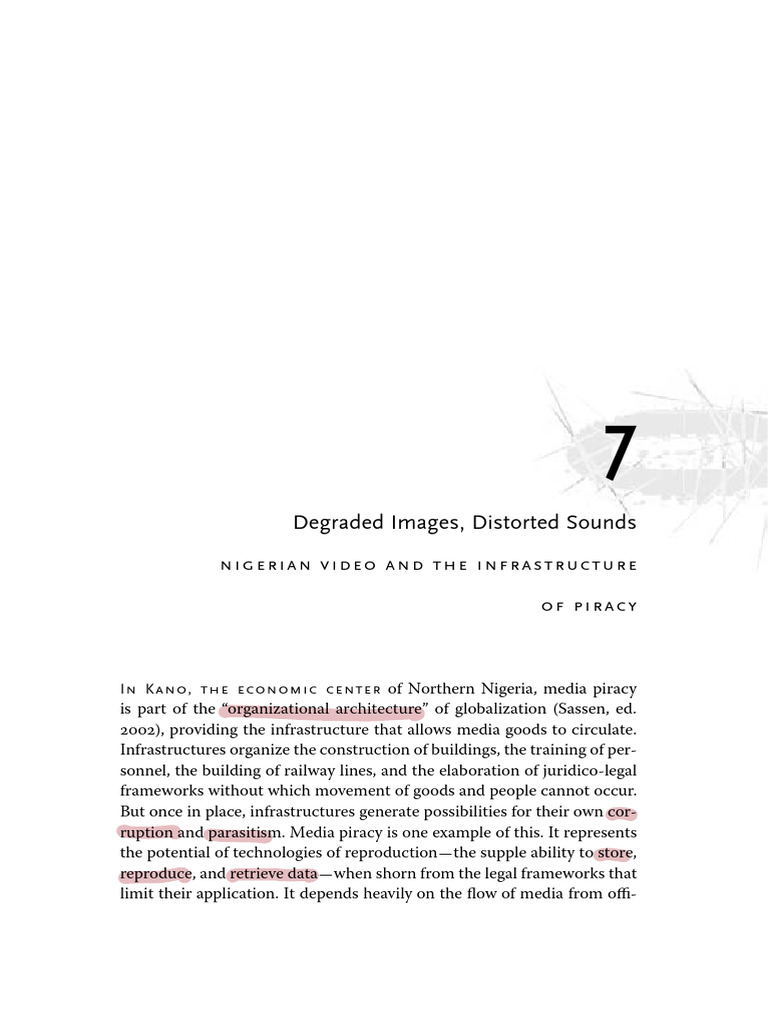 BrianLarkin+Ch+7+Signal+and+Noise | PDF | Nigeria