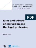 Risks and Threats Corruption Legal Profession