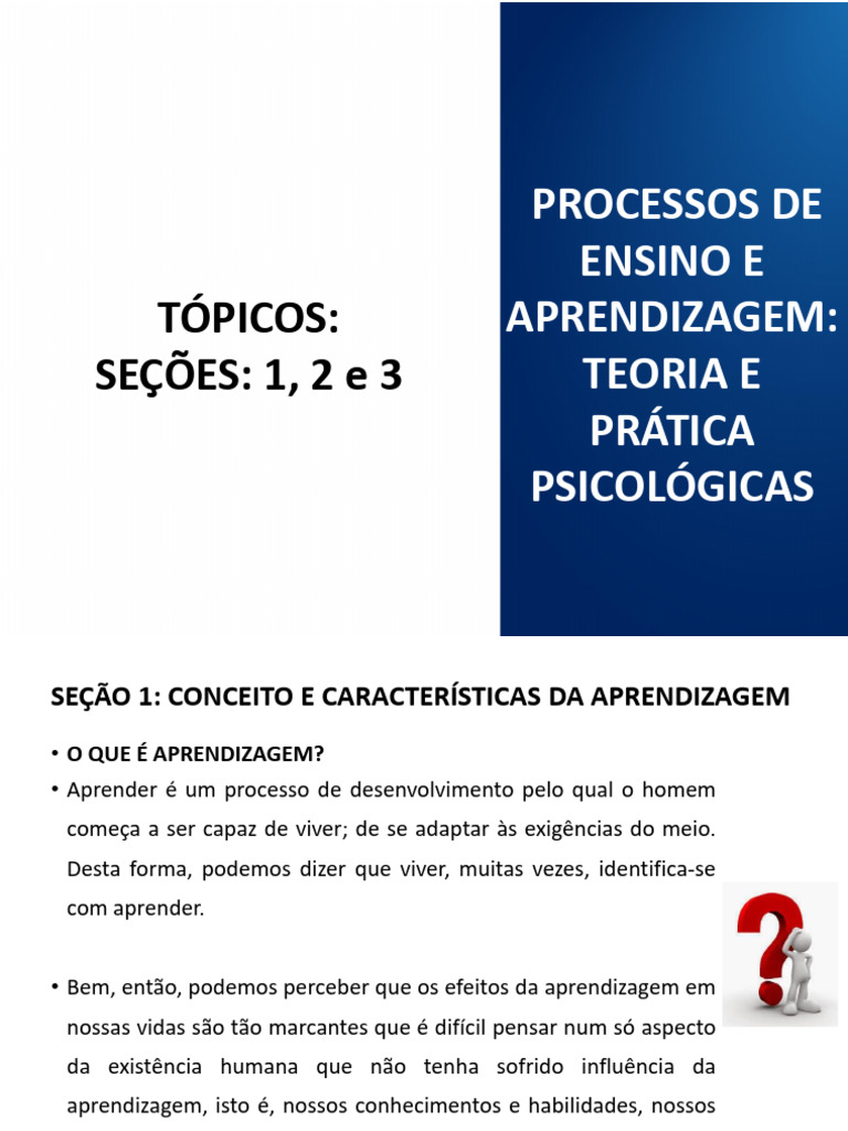 Funções e Processos da Aprendizagem Escolar | PDF | Aprendizado ...