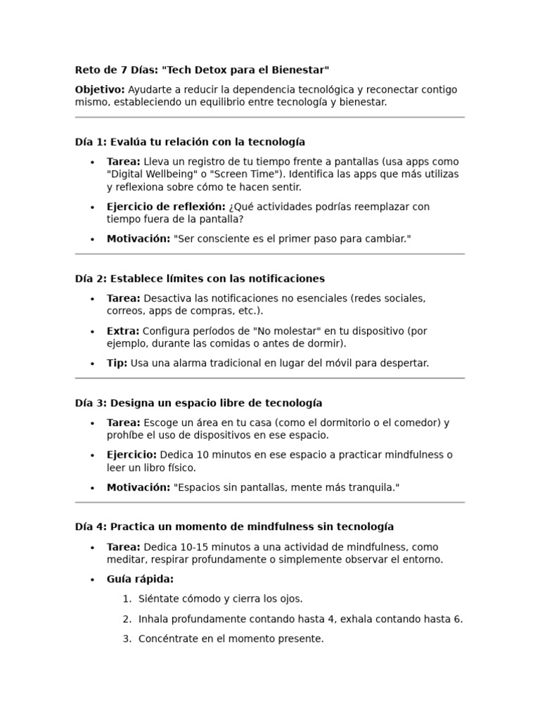 Photo inspiration: Tech Detox For Spiritual Growth Reference: Tech Detox 7 Días Para El Bienestar Pdf Hipnosis