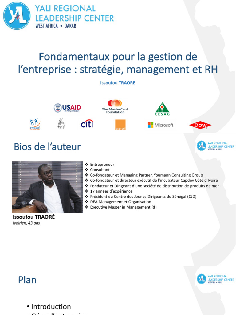 Gestion d'entreprise : Stratégies et RH | PDF | Gestion stratégique ...